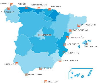 mapa de Espa�a
